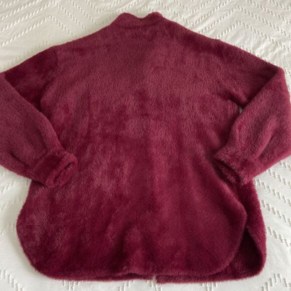 Southern Shirt Feather Knit Shacket - Picture 8 of 12